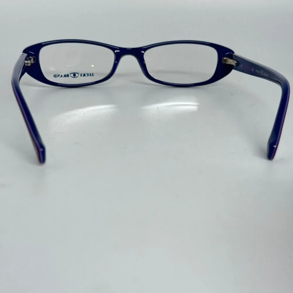 Lucky Brand Spark‎ Plug KIDS Cateye EyeGlasses in Red Purple H16292